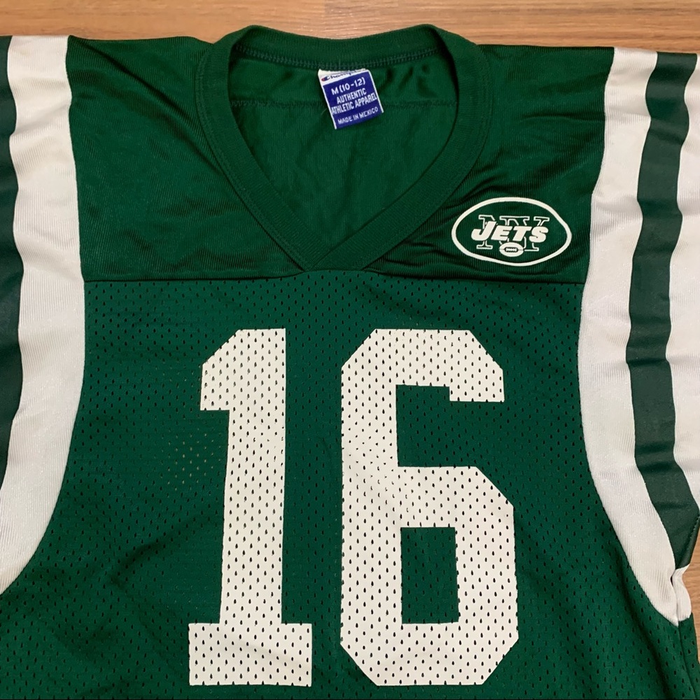 Vintage Champion Jersey Football New York Jets Vinny Testaverde Youth Medium - Picture 4 of 9